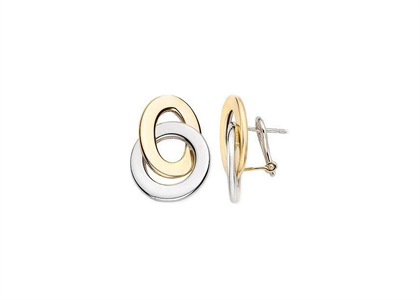 Dual Tone Plated | Stud Earrings